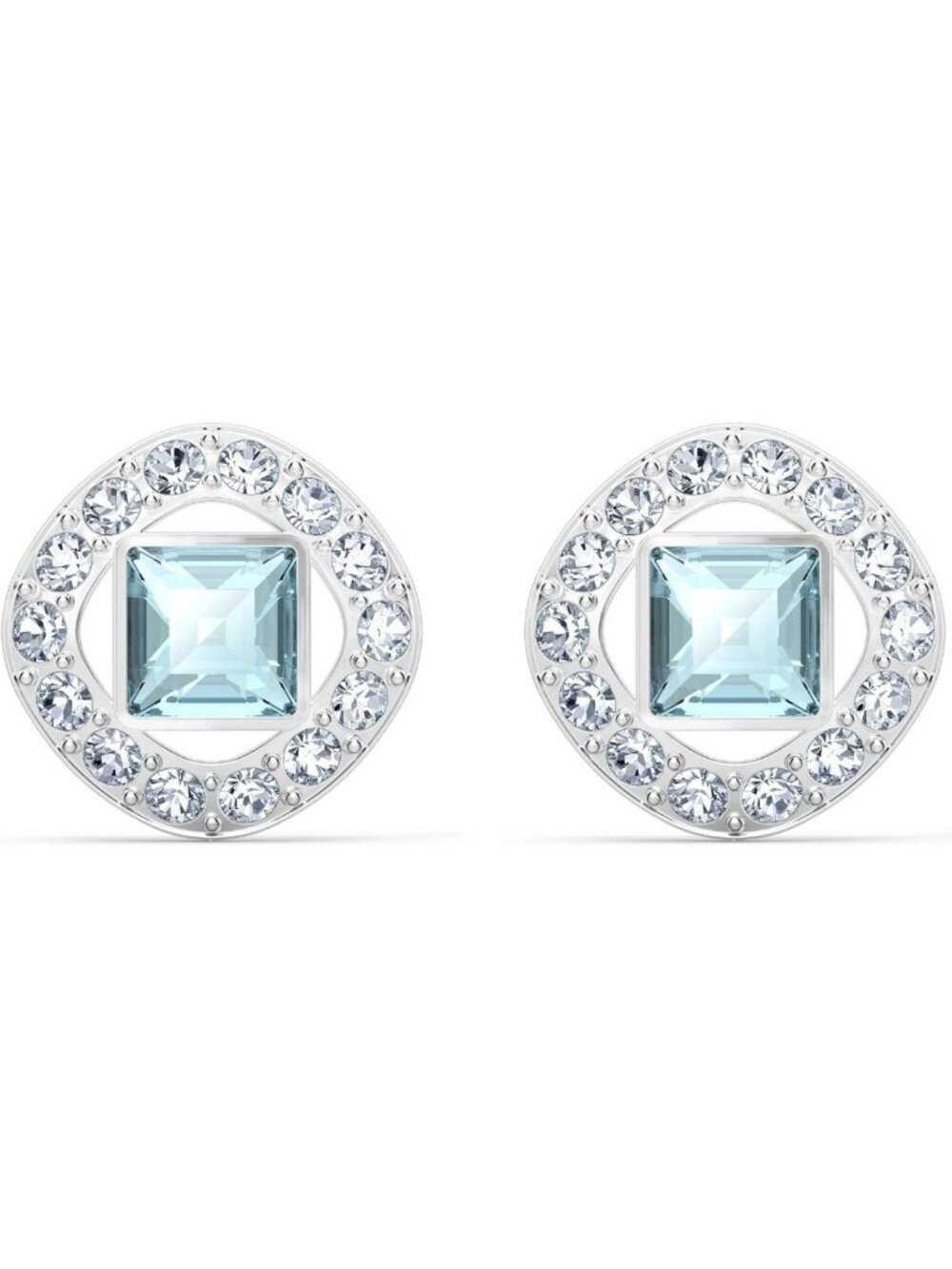 Elegant Crystal Stud Earrings - Angelic Design, Sparkling Jewelry for Any